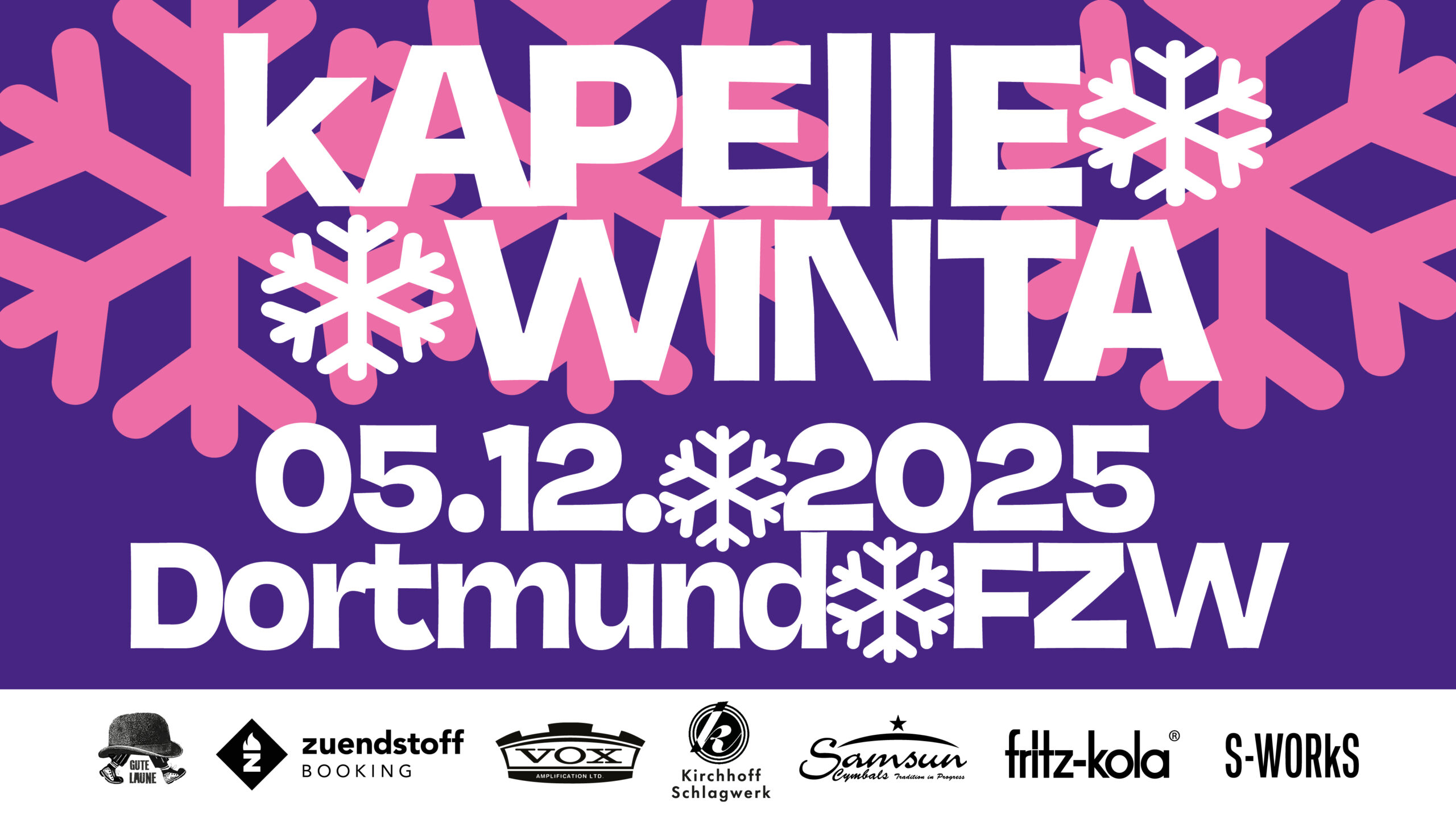 kAPELLE PETRA - kAPELLE WINTA 2025 in Dortmund - Header
