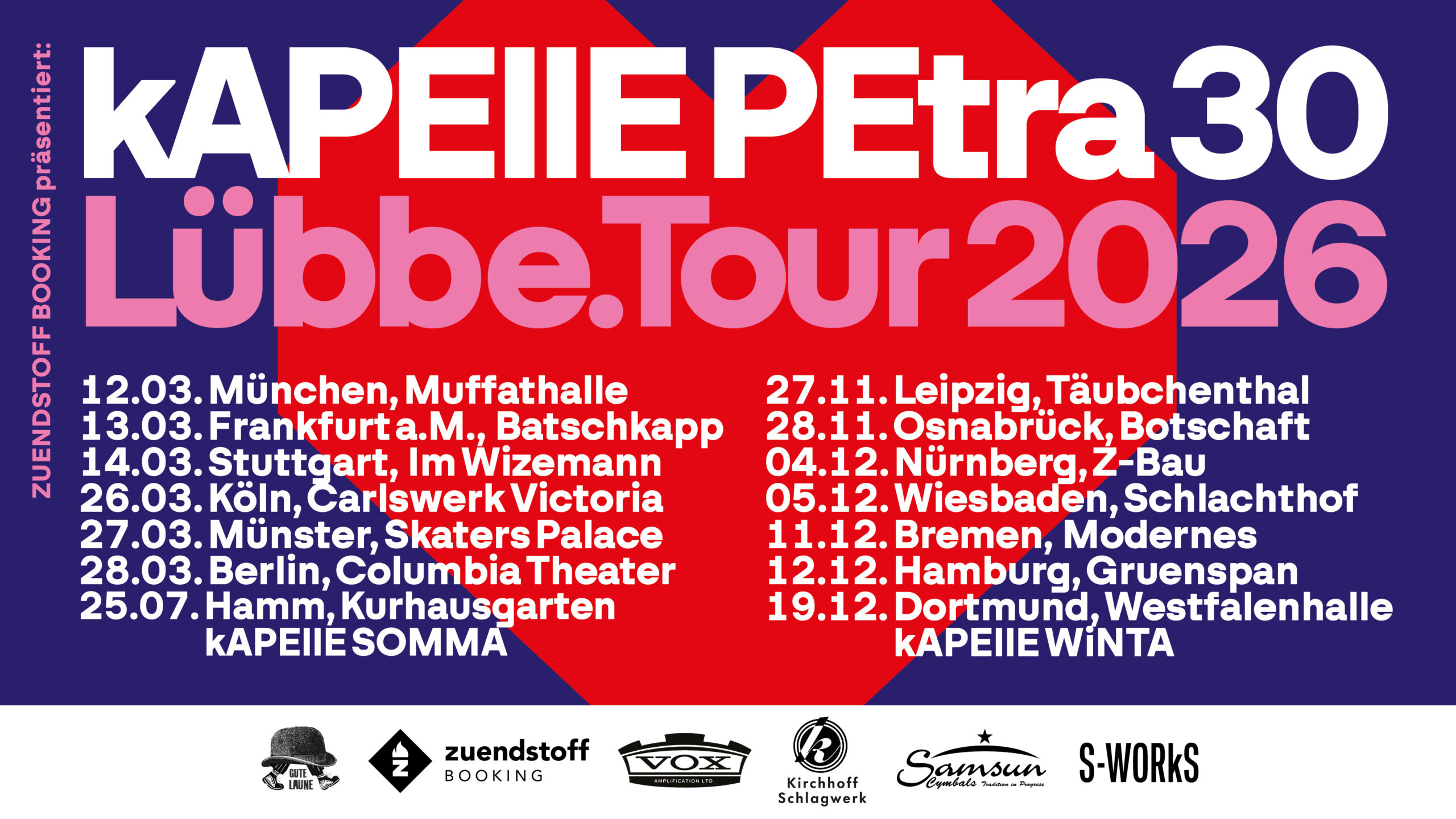Lübbe-Tourdaten